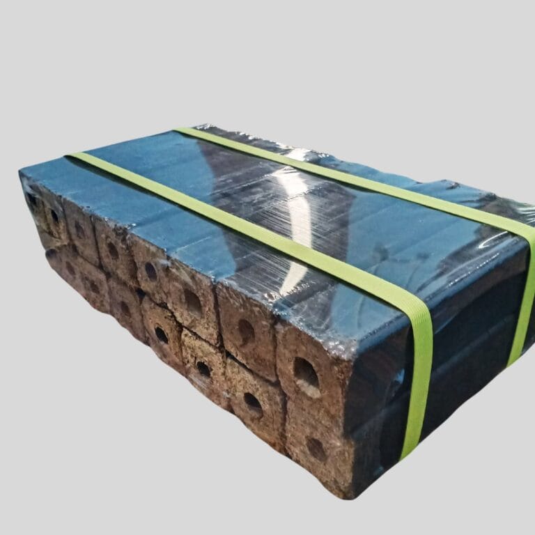 pinikay briquette from Indonesia, made from hardword sawdust.